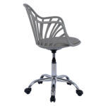 ΚΑΡΕΚΛΑ ΓΡΑΦΕΙΟΥ BECKY HM8457.10 ΣΕ ΓΚΡΙ ΧΡΩΜΑ 57Χ57Χ96 ΕΚ - Image 4
