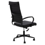 ΚΑΡΕΚΛΑ ΓΡΑΦΕΙΟΥ SUPERIOR HM1165.01 ΜΑΥΡΟ PU ΔΙΕΥΘΥΝΤH 62x71,5x113 εκ. - Image 5