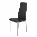 Καρέκλα ArteLibre ROSE Μαύρο PVC 53x39x96cm-AR14320017