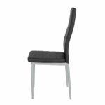 Καρέκλα ArteLibre ROSE Μαύρο PVC 53x39x96cm-AR14320017 - Image 4