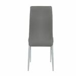 Καρέκλα ArteLibre ROSE Σκούρο Γκρι PVC 53x39x96cm-AR14320016 - Image 2
