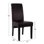 ΚΑΡΕΚΛΑ ROXIE HM8328.01 ΜΕ ΚΑΦΕ ΤΕΧΝΟΔΕΡΜΑ K/D 47Χ60Χ99 ΕΚ - Image 2