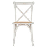 ΚΑΡΕΚΛΑ OWEN ΣΤΟΙΒΑΖΟΜΕΝΗ ΞΥΛΙΝΗ ΑΠΟ ΟΞΙΑ WHITE WASH ΧΡΩΜΑ ΜΕ ΧΙΑΣΤΙ ΠΛΑΤΗ HM8575.04 45x55,5x90 cm - Image 3