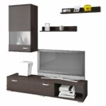 Σύνθετο ArteLibre Ήφαιστος Μοριοσανίδα Wenge 170x36x170cm-AR14200157