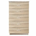 Συρταριέρα ArteLibre STONECROP Φυσικό Μελαμίνη 60x40x97cm-AR14370012