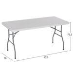 ΤΡΑΠΕΖΙ CATERING-ΣΥΝΕΔΡΙΟΥ HM5064 152Χ76Χ74 εκ. ΠΤΥΣΣΟΜΕΝΟ - Image 2