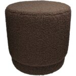 Πουφ ArteLibre Teddy Καφέ Polyester 43x43x43cm-AR05153530