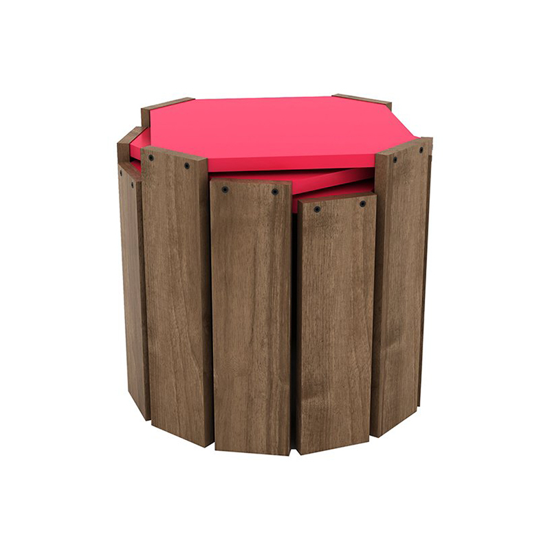 zigkon-set-3tmch-hansel-se-chroma-karydi ΖΙΓΚΟΝ ΣΕΤ 3ΤΜΧ HANSEL ΣΕ ΧΡΩΜΑ ΚΑΡΥΔΙ-ΦΟΥΞΙΑ HM2237.04 - Image 1