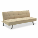 Καναπές-κρεβάτι Travis   3θέσιος με ύφασμα μπεζ 175x83x74εκ-PK035-000025