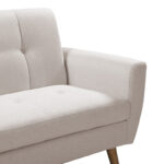 Καναπές Decency   2θέσιος ύφασμα μπεζ 149x75x86εκ-PK035-000075 - Image 4