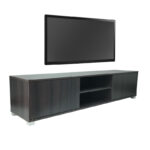 Έπιπλο τηλεόρασης Darion   μελαμίνης zebrano 180x40x41εκ.-PK049-000083