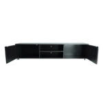 Έπιπλο τηλεόρασης Darion   μελαμίνης zebrano 180x40x41εκ.-PK049-000083 - Image 4