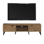 Έπιπλο τηλεόρασης Thelma   sonoma μελαμίνης 150x40x41.6εκ-PK049-000099
