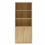 Βιβλιοθήκη γραφείου επαγγελματική Amazon   χρώμα sonoma 80x40x200εκ-PK069-000041 - Image 4