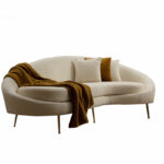Καναπές 3θέσιος PWF-0589   ύφασμα cream 255x120x85εκ-PK071-001329