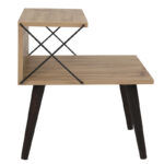 Βοηθητικό τραπέζι-κομοδίνο Gather   sonoma-καρυδί 50x40x55εκ-PK071-001532 - Image 4