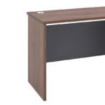 Γραφείο εργασίας Cassius   ανθρακί-καρυδί 120x60x75εκ-PK072-000080 - Image 2