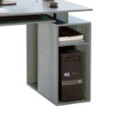 Γραφείο υπολογιστή Liberion   γκρι-oak 120x55x76εκ-PK072-000091 - Image 3