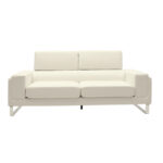 Καναπές Shea   3θέσιος PU ivory-inox 198x80x87εκ-PK074-000008 - Image 3