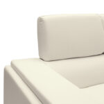 Καναπές Shea   3θέσιος PU ivory-inox 198x80x87εκ-PK074-000008 - Image 4