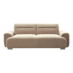 Kαναπές τριθέσιος Harmonious   μπουκλέ μπεζ 223.5x92x81εκ-PK074-000034