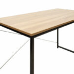 Γραφείο εργασίας Ramon   φυσικό-μαύρο 120x60,5x70εκ-PK085-000004 - Image 4