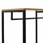 Έπιπλο εισόδου-ντουλάπα Ramon   φυσικό-μαύρο 90,5x41x167εκ-PK085-000008 - Image 4