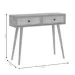 Κονσόλα Oslo   sonoma 100x29x81εκ-PK086-000001 - Image 4