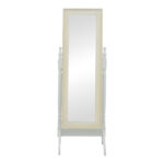 Καθρέπτης Malone Inart mdf σε λευκή αντικέ απόχρωση 55x50x160εκ-PK087-000012 - Image 2