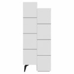 Ντουλάπι-στήλη Romane   λευκό 62.2x37.4x155.4εκ-PK119-001122 - Image 3