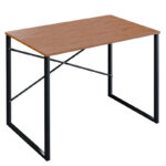 Γραφείο Zayn   χρώμα καρυδί - μαύρο 90x60x70εκ-PK120-000053 - Image 4