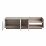 Έπιπλο τηλεόρασης Yubo   λευκό-φυσικό 167,6x35x43εκ-PK120-000359 - Image 3
