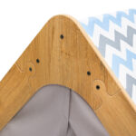Παιδικό σπίτι Montessori Hosnele   φυσικό-λευκό-μπλε mdf 95x90x114εκ-PK120-000438 - Image 4