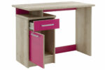 Γραφείο εργασίας Looney   χρώμα castillo-ροζ 100x55x75εκ-PK123-000081 - Image 3