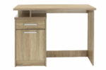 Γραφείο εργασίας Looney   χρώμα sonoma 100x55x75εκ-PK123-000084 - Image 4
