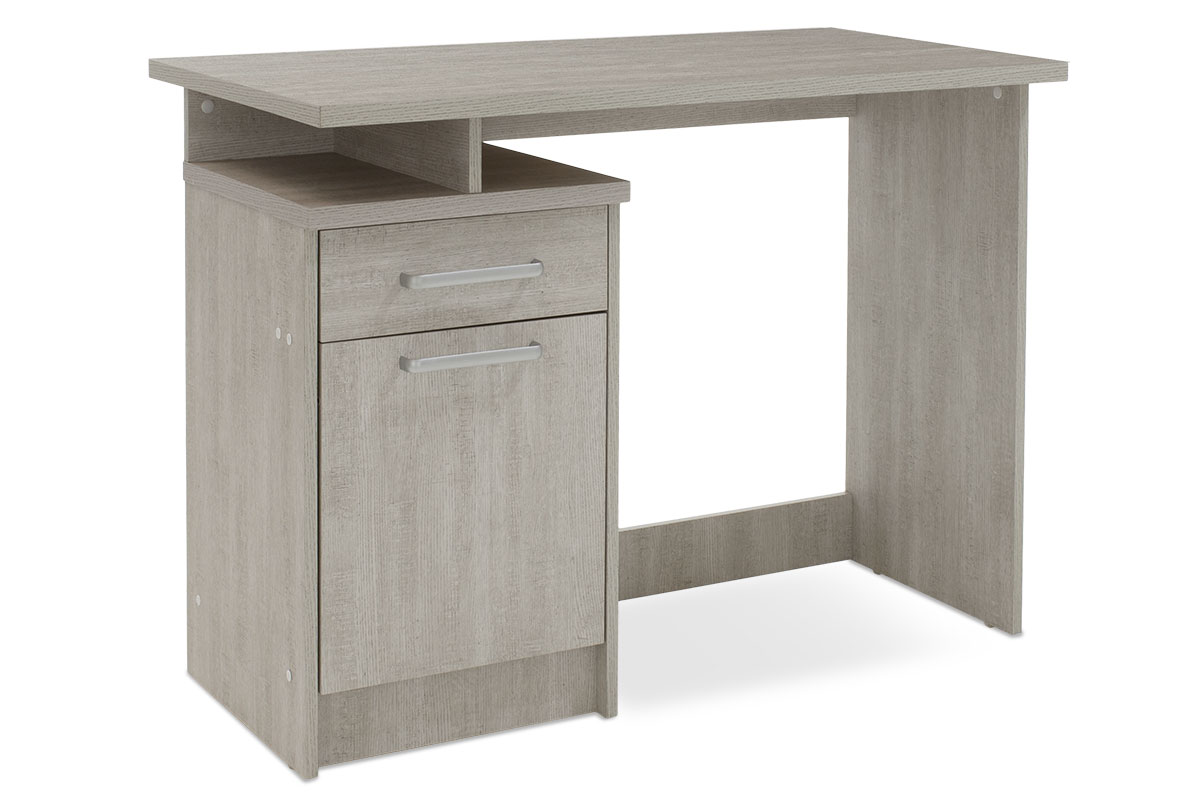 123-000085 Γραφείο εργασίας Looney χρώμα white wash 100x55x75εκ-PK123-000085 - Image 1