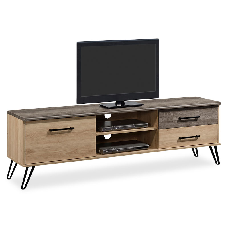 123-000095 Έπιπλο τηλεόρασης Bruno χρώμα viscount - toro 182x40x56,5εκ-PK123-000095 - Image 1