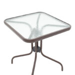 Tραπεζαρία Obbi-Watson   σετ 3τεμ καφέ μέταλλο-pe rattan 60x60x70εκ-PK130-000085 - Image 4