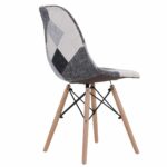 Καρέκλα ArteLibre CORYLOUS Patchwork Ύφασμα/Ξύλο 51x46x82cm-AR14590001 - Image 3