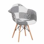 Καρέκλα ArteLibre FALKON Patchwork Ύφασμα/Ξύλο 62x59x82cm-AR14600011