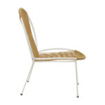 Καρέκλα Dapper   λευκό μέταλλο-pe φυσικό 64.5x74.5x76εκ-PK152-000043 - Image 3