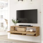 Έπιπλο Τηλεόρασης ArteLibre BEXLEY Πεύκο Μοριοσανίδα 100x31.6x29.6cm-AR15350043 - Image 3