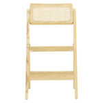 Καρέκλα Yoko   πτυσσόμενη μπεζ pvc rattan-φυσικό πόδι-PK167-000014 - Image 4