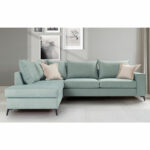 Γωνιακός καναπές δεξιά γωνία Romantic   ύφασμα Ciel-Cream 290x235x95εκ-PK168-000006 - Image 2