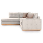 Γωνιακός καναπές δεξιά γωνία Boston   ύφασμα cream-mocha 280x225x90εκ-PK168-000020 - Image 3