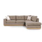 Γωνιακός καναπές αριστερή γωνία Boston   ύφασμα mocha-cream 280x225x90εκ-PK168-000023 - Image 2