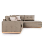 Γωνιακός καναπές αριστερή γωνία Boston   ύφασμα mocha-cream 280x225x90εκ-PK168-000023 - Image 3