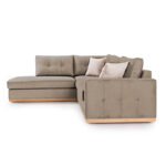 Γωνιακός καναπές δεξιά γωνία Boston   ύφασμα mocha-cream 280x225x90εκ-PK168-000024 - Image 3