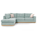 Γωνιακός καναπές δεξιά γωνία Boston   ύφασμα ciel-cream 280x225x90εκ-PK168-000026 - Image 2