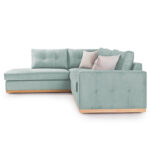 Γωνιακός καναπές δεξιά γωνία Boston   ύφασμα ciel-cream 280x225x90εκ-PK168-000026 - Image 3